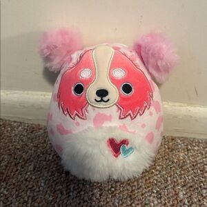 Squishmallows Pink and White Stuffed Animal